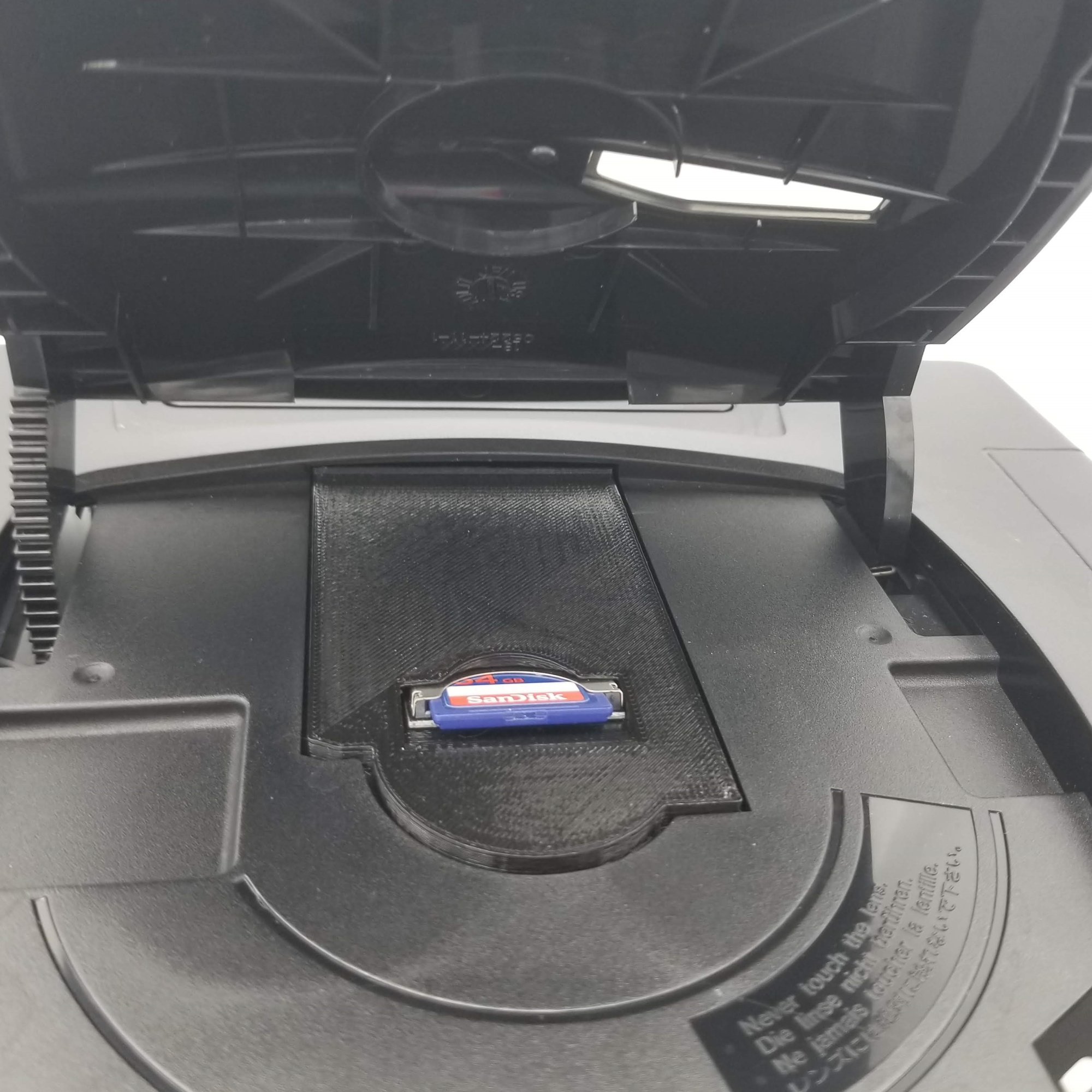 thumbnail image 2 of Delta SaturnTray Kit For Sega Saturn – SD Mount For Fenrir ODE MOD – Black 2 of 6