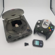 Modded Sega Dreamcast DCHDMI and GDEMU in Smoke Black
